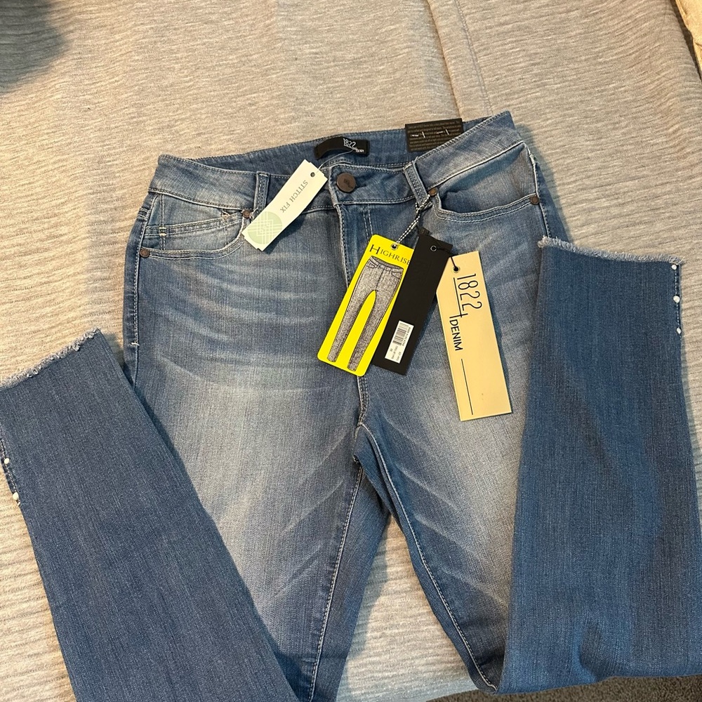 1822 Denim Women's Classic Blue Skinny Jeans